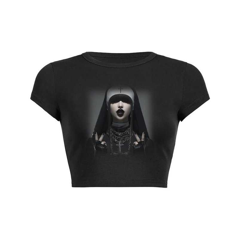 Gotische non crop top baby T-shirt