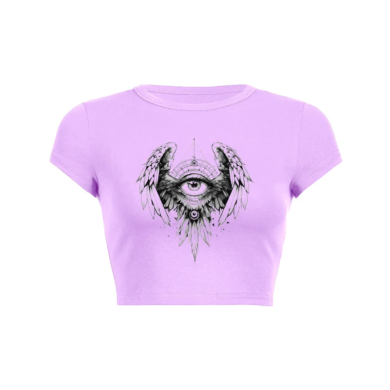 Wings of Vision Crop Top Baby T-shirt