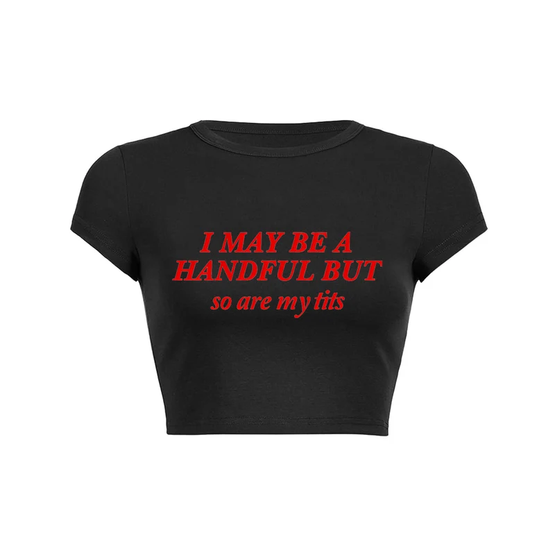 Y2K Handful Confidence crop top