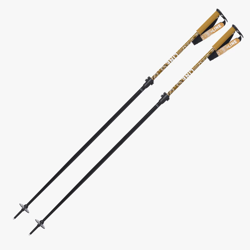 Line Paintbrush Adjustable Ski Pole - Tan