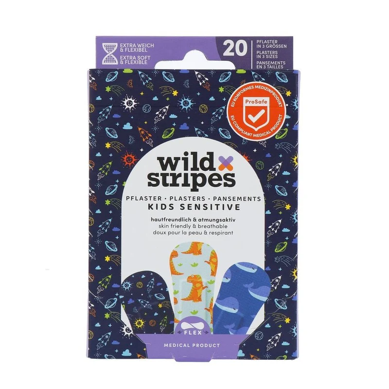 Wild Stripes Kids Space Pleisters 20 stuks