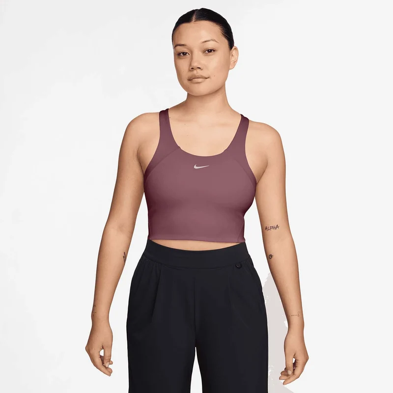 Korte tanktop met sport-bh