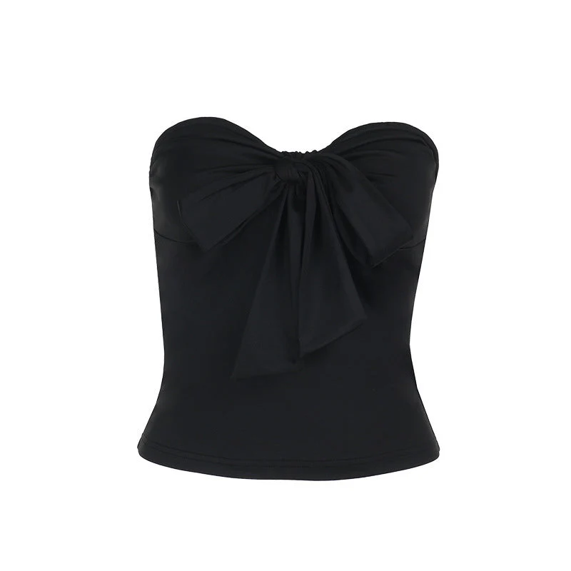 Sweetheart hals strik tube top