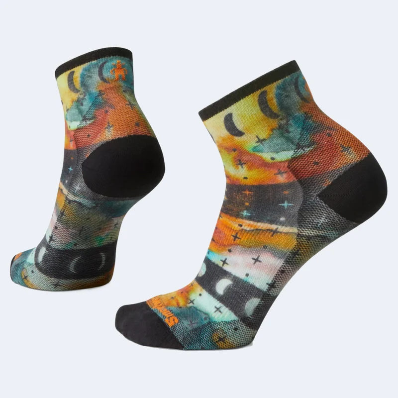 Smartwool Bike Zero Cushion Celestial Print Women's Ankle Socks