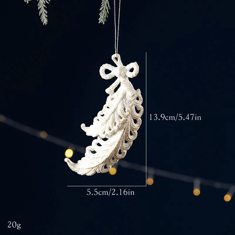 Fairycore white bowknot christmas tree decor