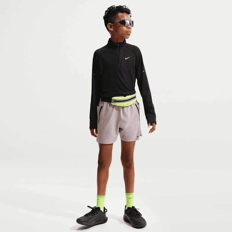 stride kids' dri-fit 1/2-zip top