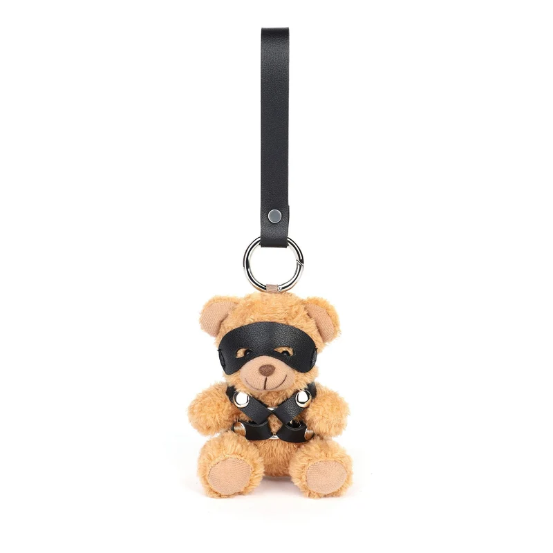 Gotische o-ring van PU-leer als decoratief accessoire