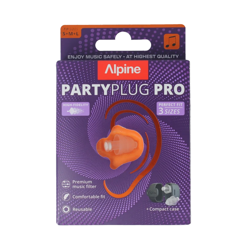 Alpine Partyplug pro transparant 1 paar