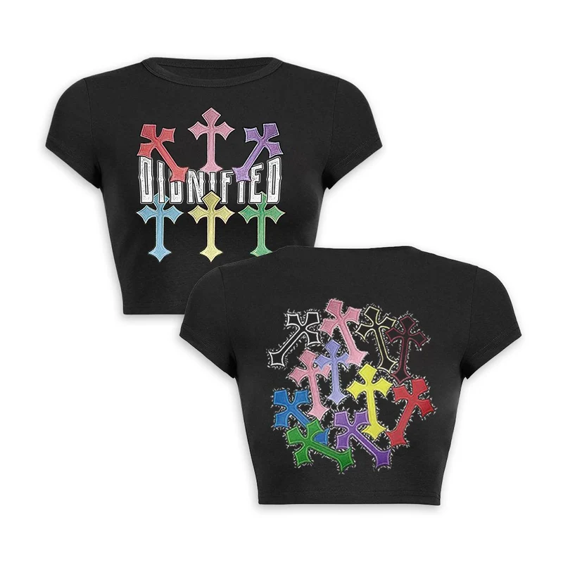 Y2K Unified Cross Crop Top