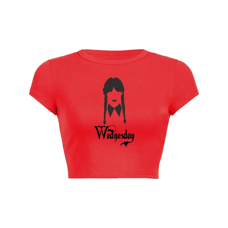 Gothic Girl Crop Top Baby T-shirt