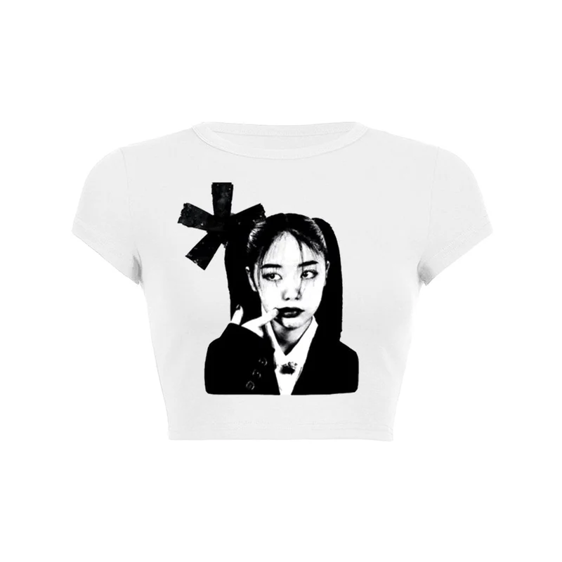 Grunge esthetisch crop top baby T-shirt