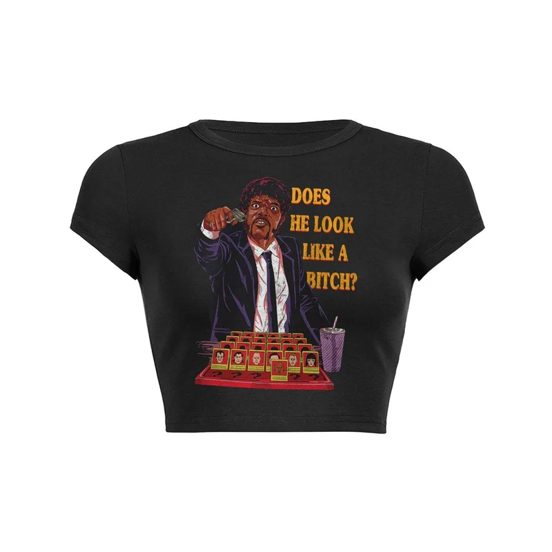 Y2K felle vraag crop top