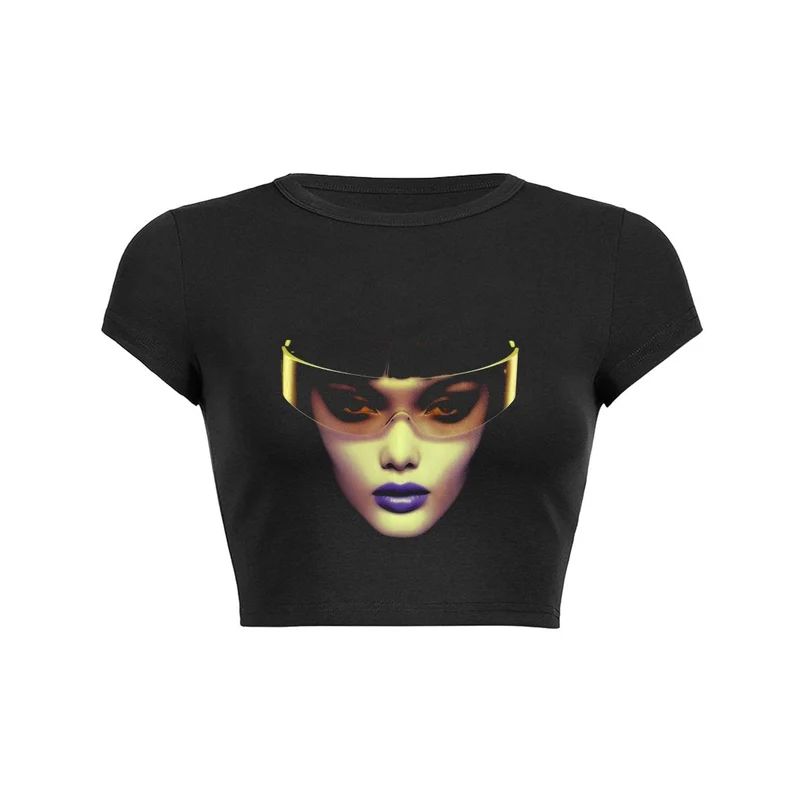 Cyber ​​Vision Crop Top Baby T-shirt
