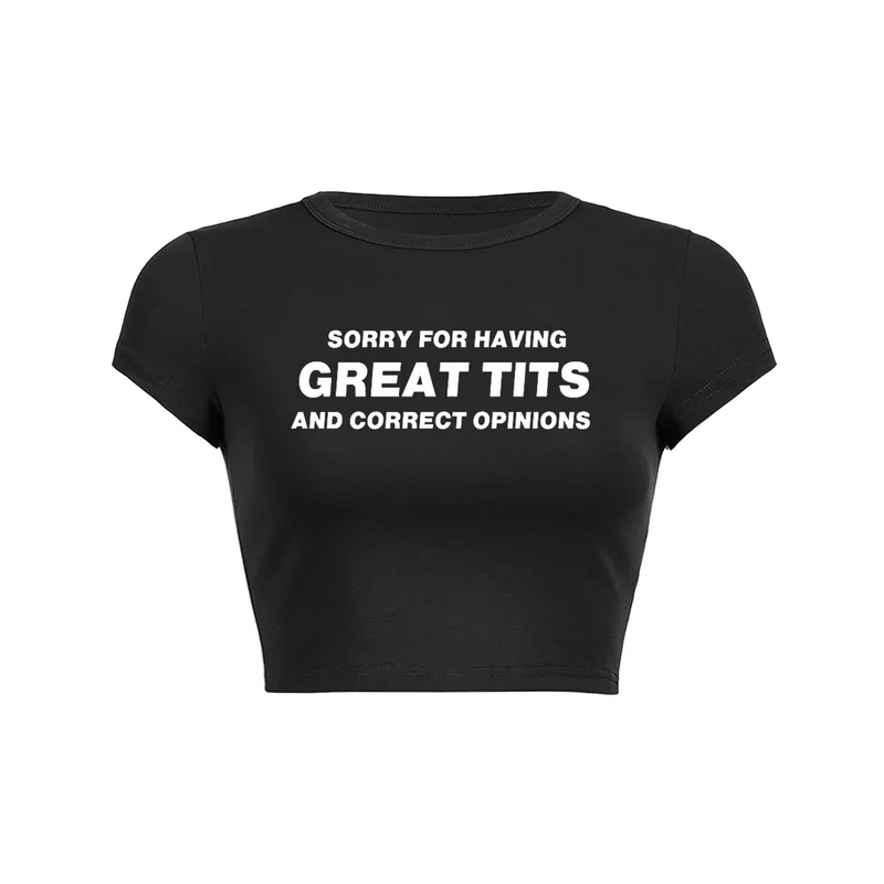 Eigenzinnige Charm Crop Top Baby T-shirt