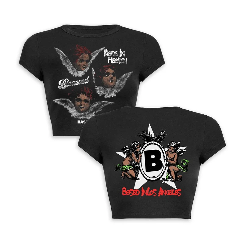 Hemelse Engelen Crop Top Baby T-shirt