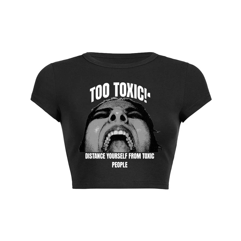 Y2K Too Toxic crop top
