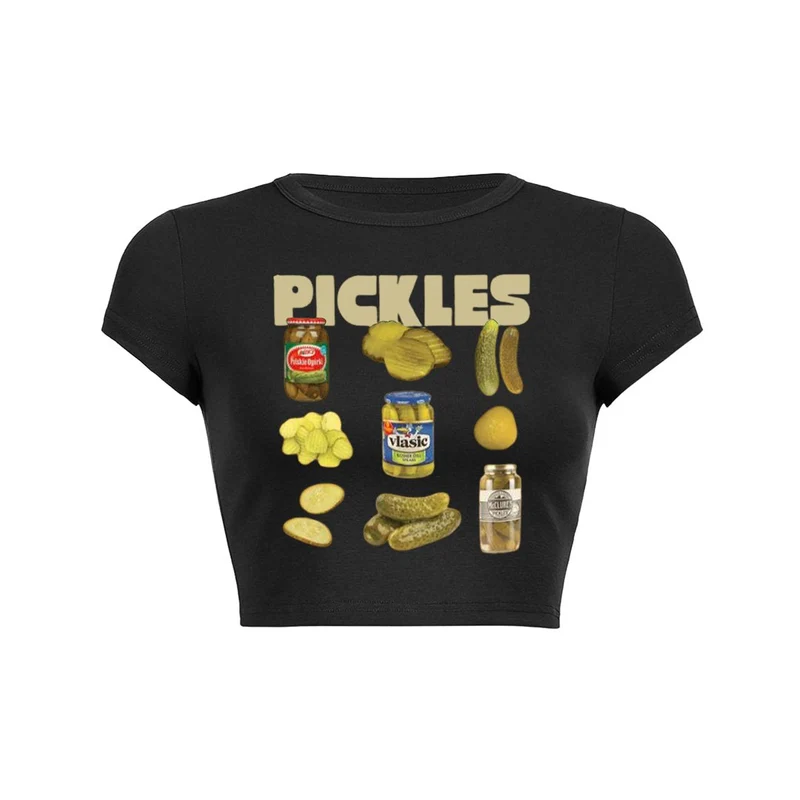 Y2K Pickles Delight Crop Top Baby Tee