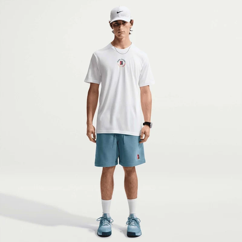 court heritage men's dri-fit fleece tennisshorts