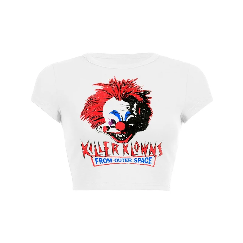 Cosmic Terror Clown Crop Top Baby T-shirt