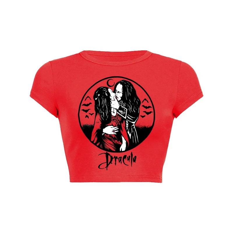 Vampire Lovers Dracula Crop Top Baby T-shirt
