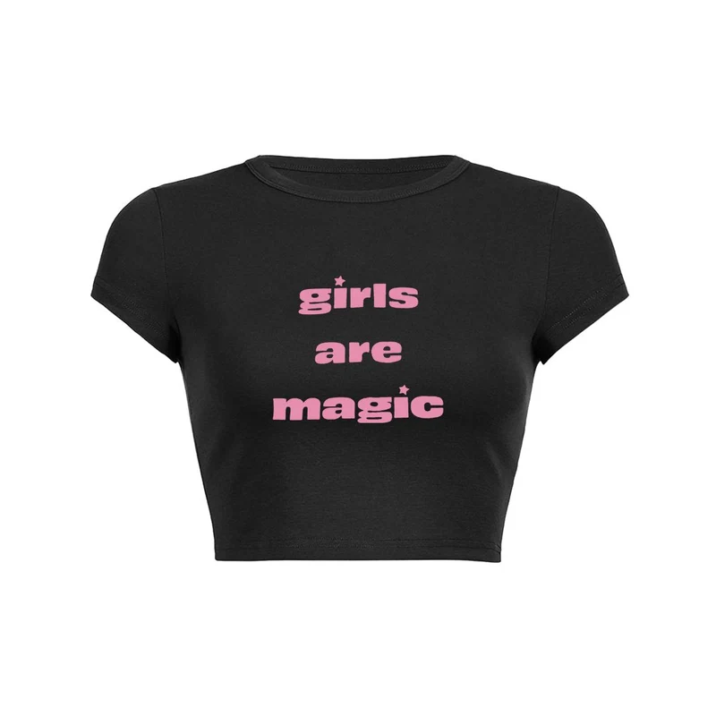 Y2K Magical Girls crop top