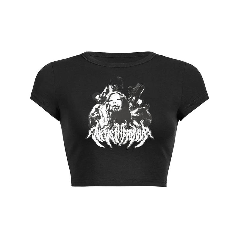 Goth Dark Ritual crop top