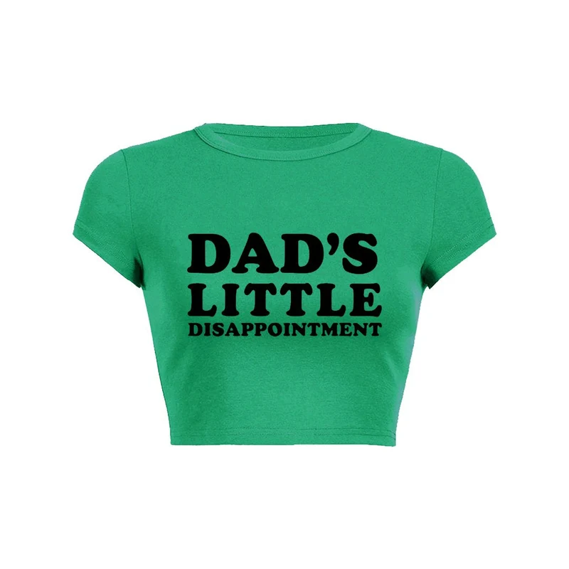 Y2K Daddy's Disappointment crop top