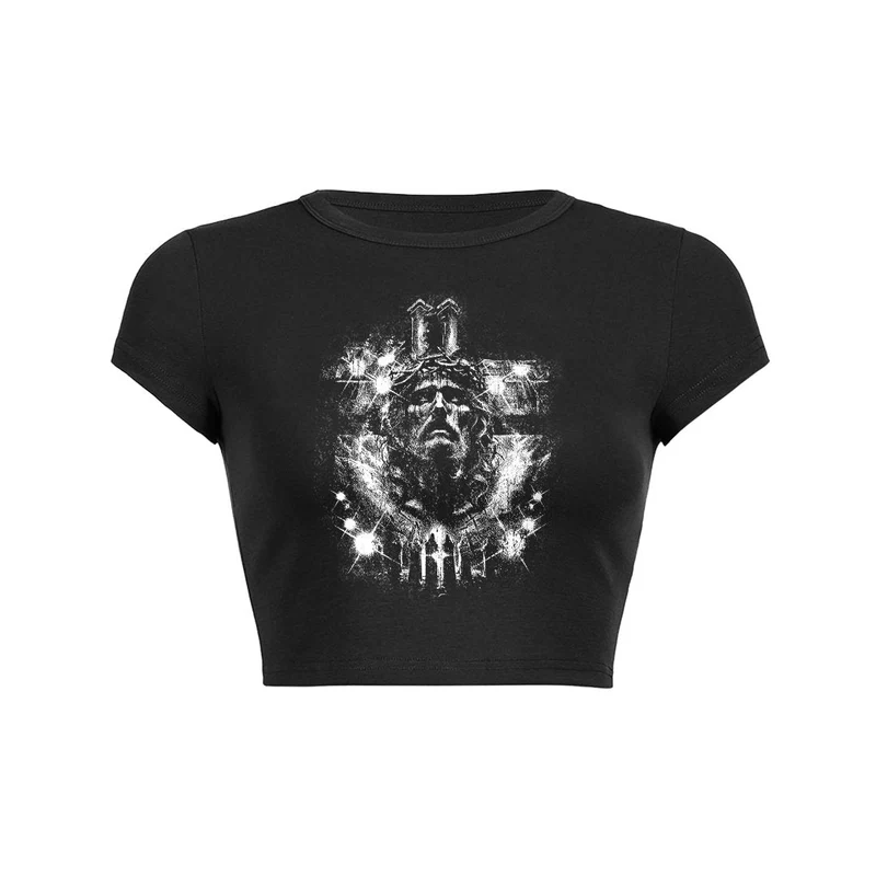 Crowned Sorrow Crop Top Baby T-shirt
