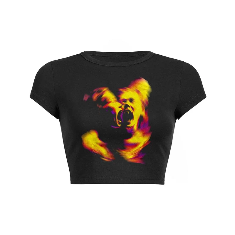 Blazing Rage Crop Top Baby T-shirt
