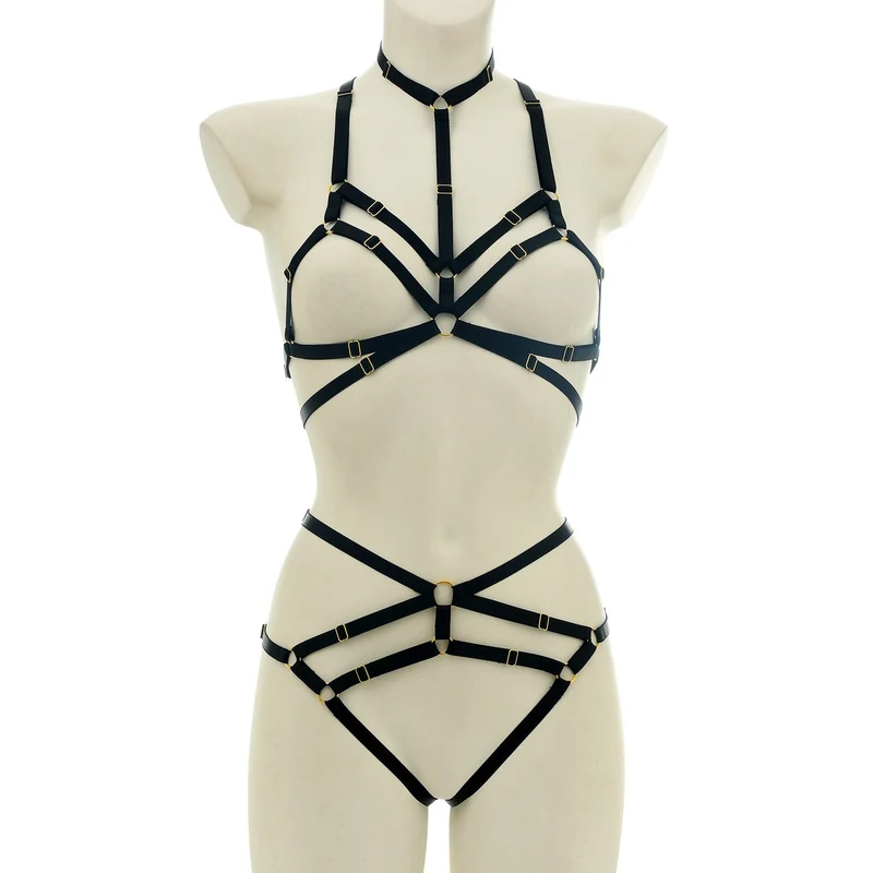 Halter hol uit solide harnasset