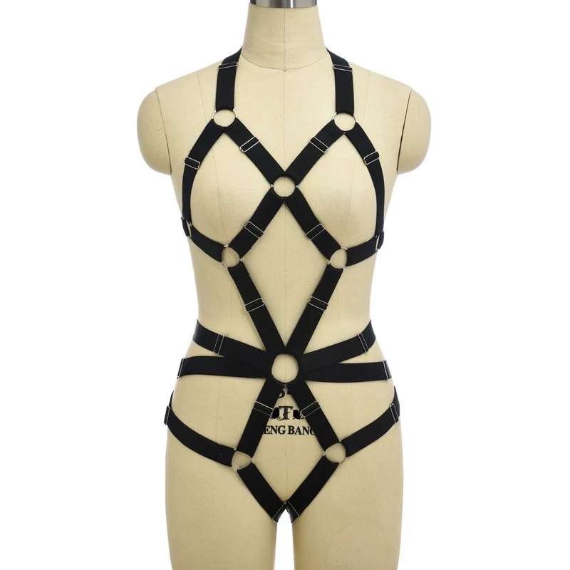 Halter solide verstelbaar o-ring harnas