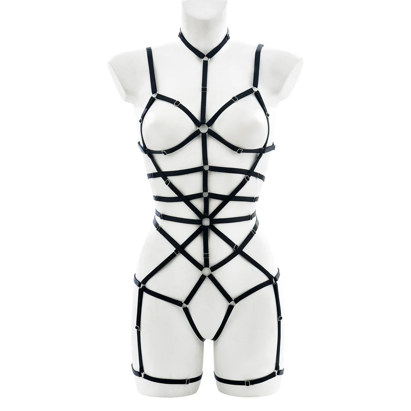 Halter massief o-ring hol harnas