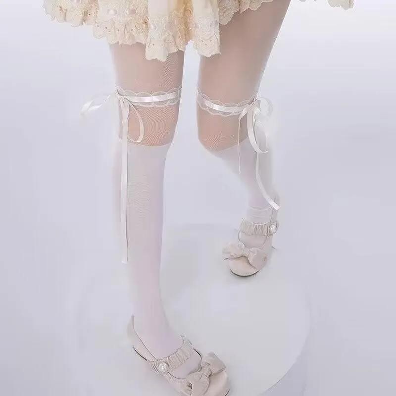 Patchwork lint strik panty