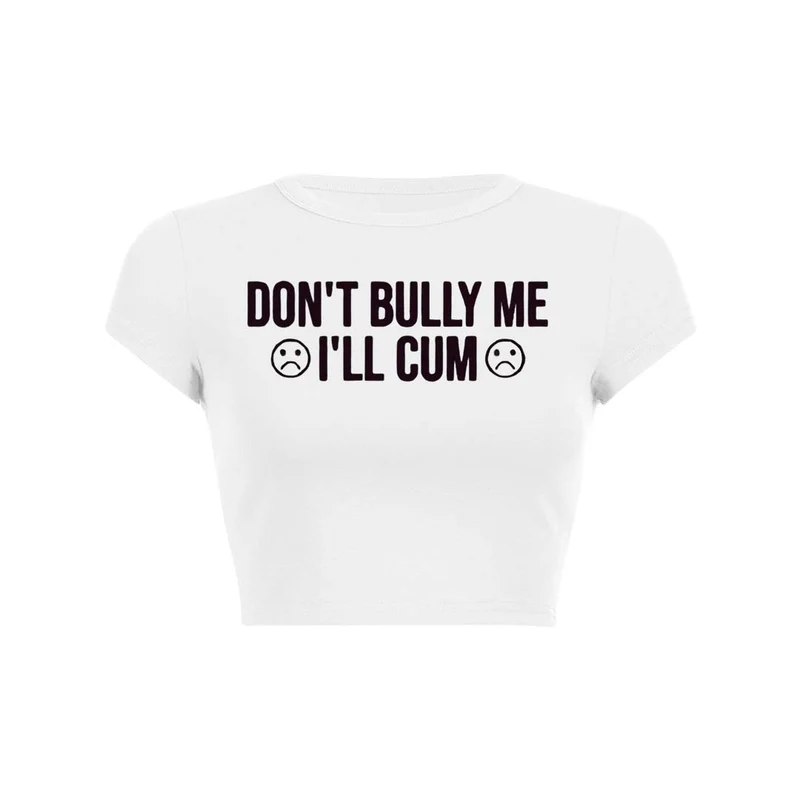 Y2K baby T-shirt crop top