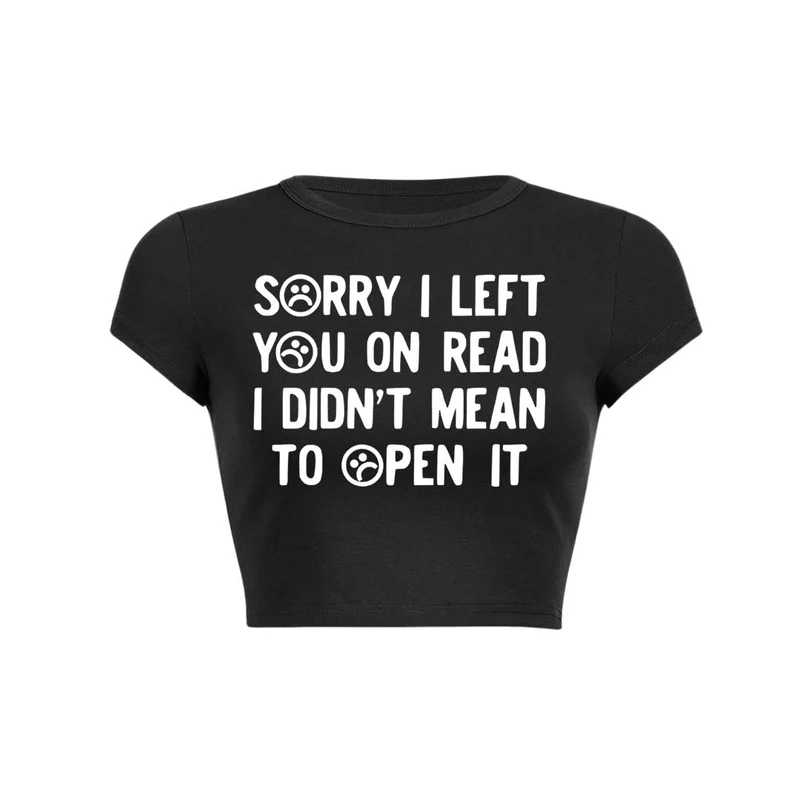Y2K baby tee crop top