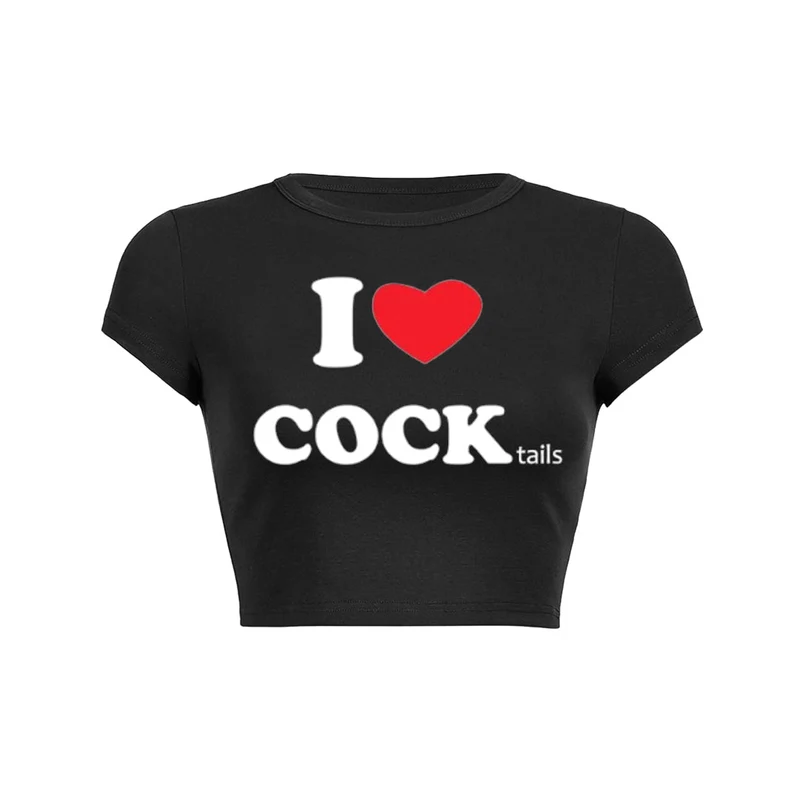 Y2K Love Cocktails Baby Tee