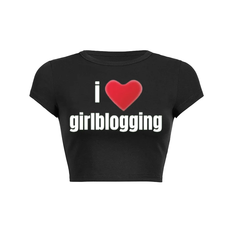 Ik hou van Girlblogging Baby Tee