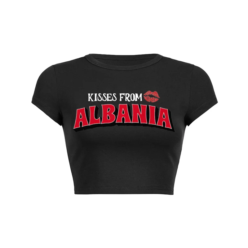 Y2K Kisses Albanië Baby T-shirt