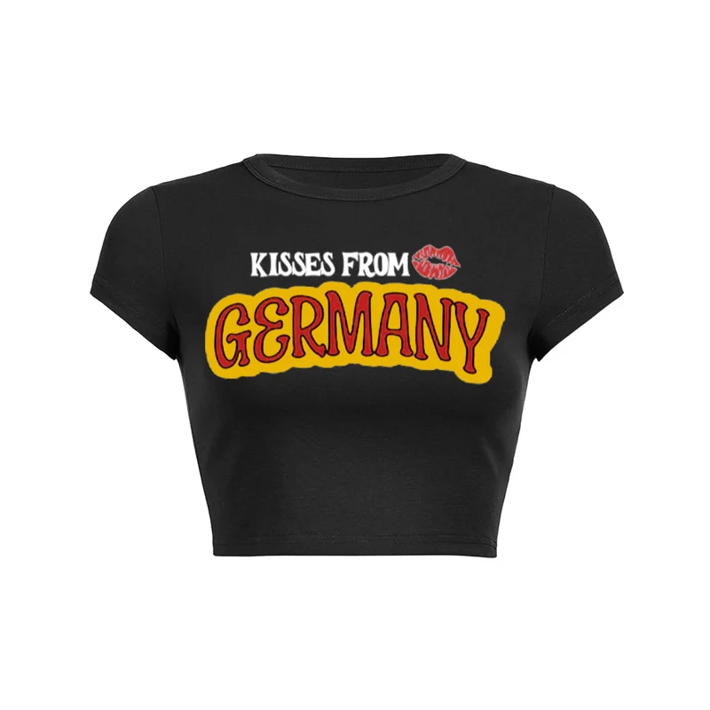 Y2K Kisses Germany Baby Tee