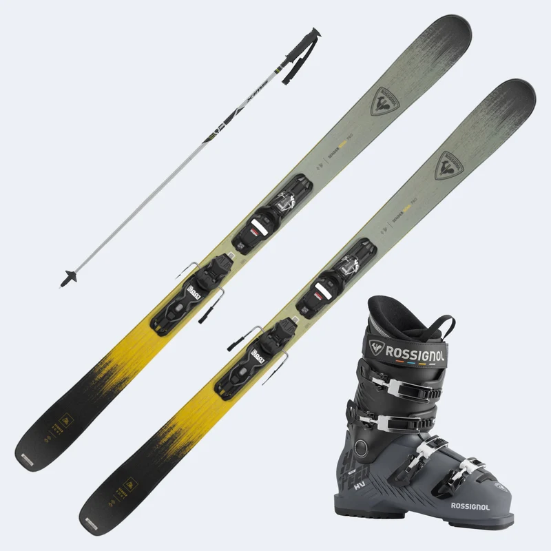 2026 Rossignol Sender Soul Pro Skis with Rossignol Hi-Speed 80 HV Boots and Poles