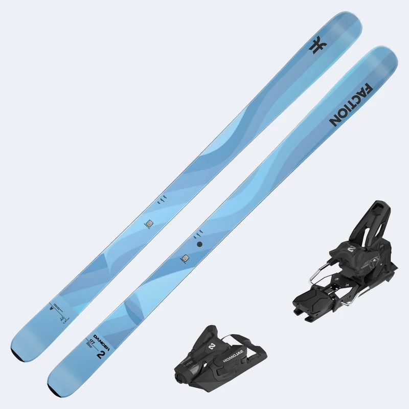 2026 Faction Dancer 2 Skis with Salomon Strive 14 GW Bindings