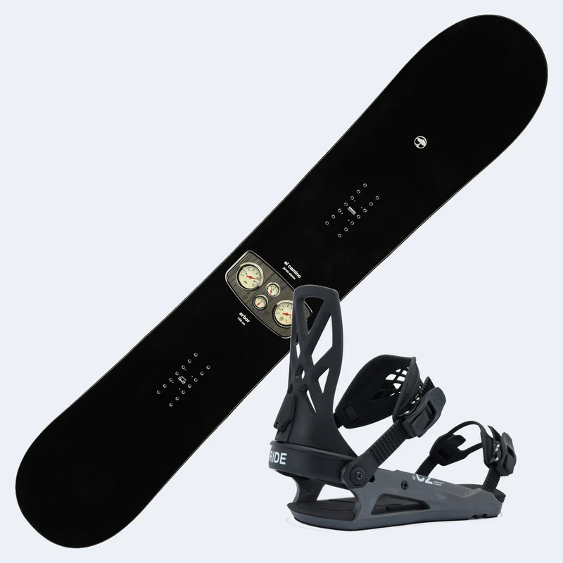 2026 Arbor El Camino Snowboard with Ride C-2 Bindings