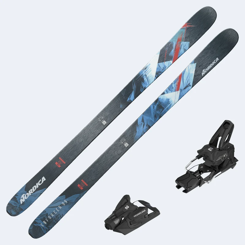 2026 Nordica Enforcer 99 Skis with Salomon Strive 14 GW Bindings