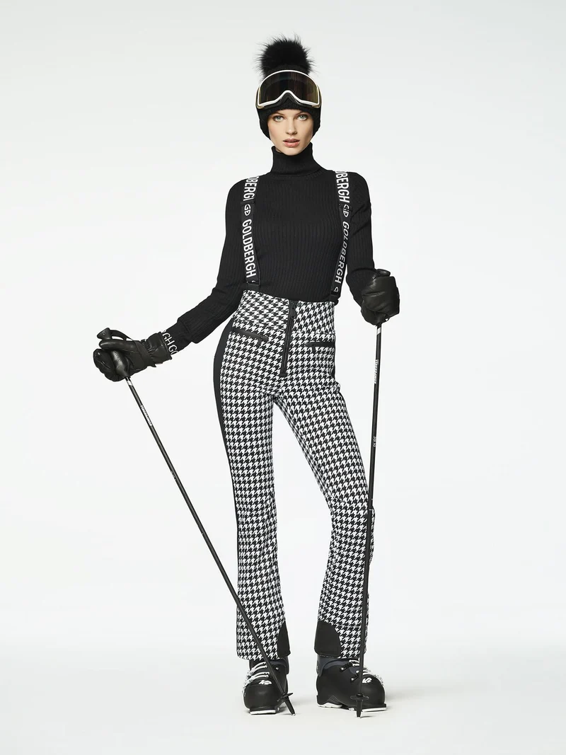 lily, ladies knitted ski pant