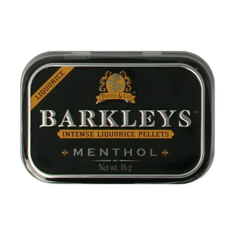 Barkleys Liquorice pellets menthol 16 gram