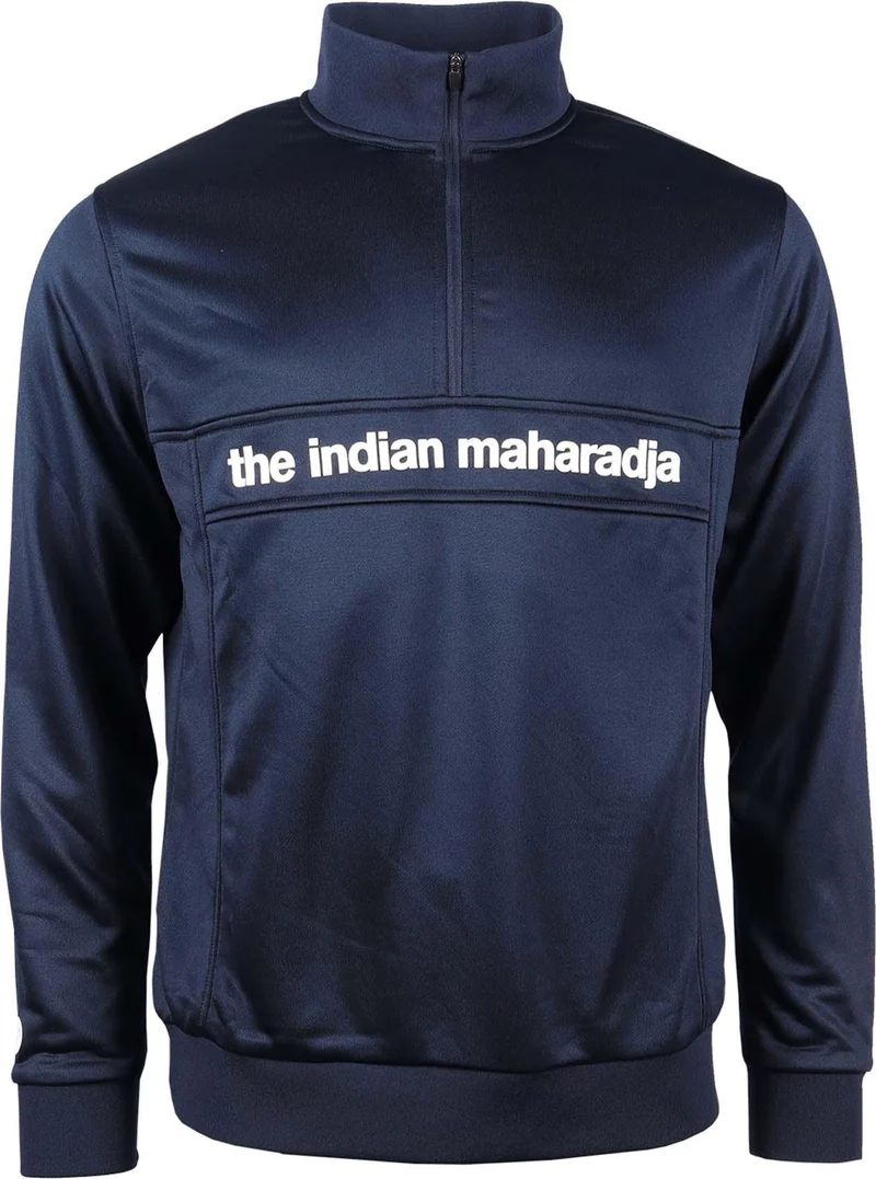 kids poly terry half zip im